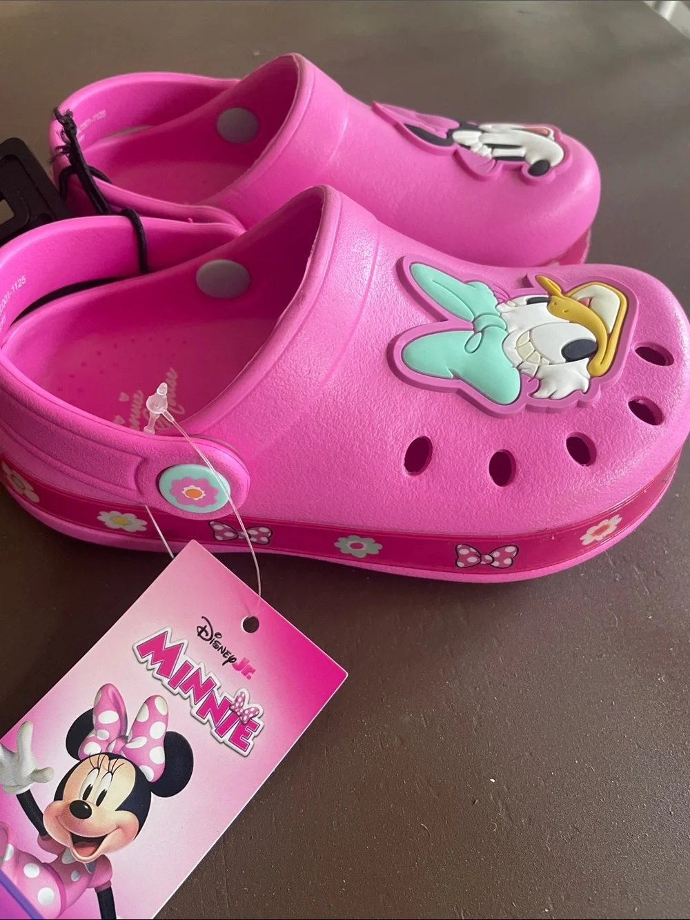 Disney Toddler Girls Minnie Mouse and Daisy Duck Clog Sandals Size 7/8